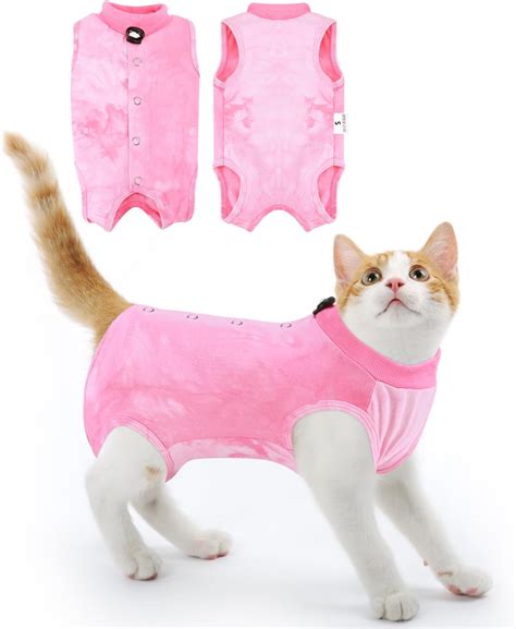 alternative to elizabethan collar for cats|cat onesie instead of cone.